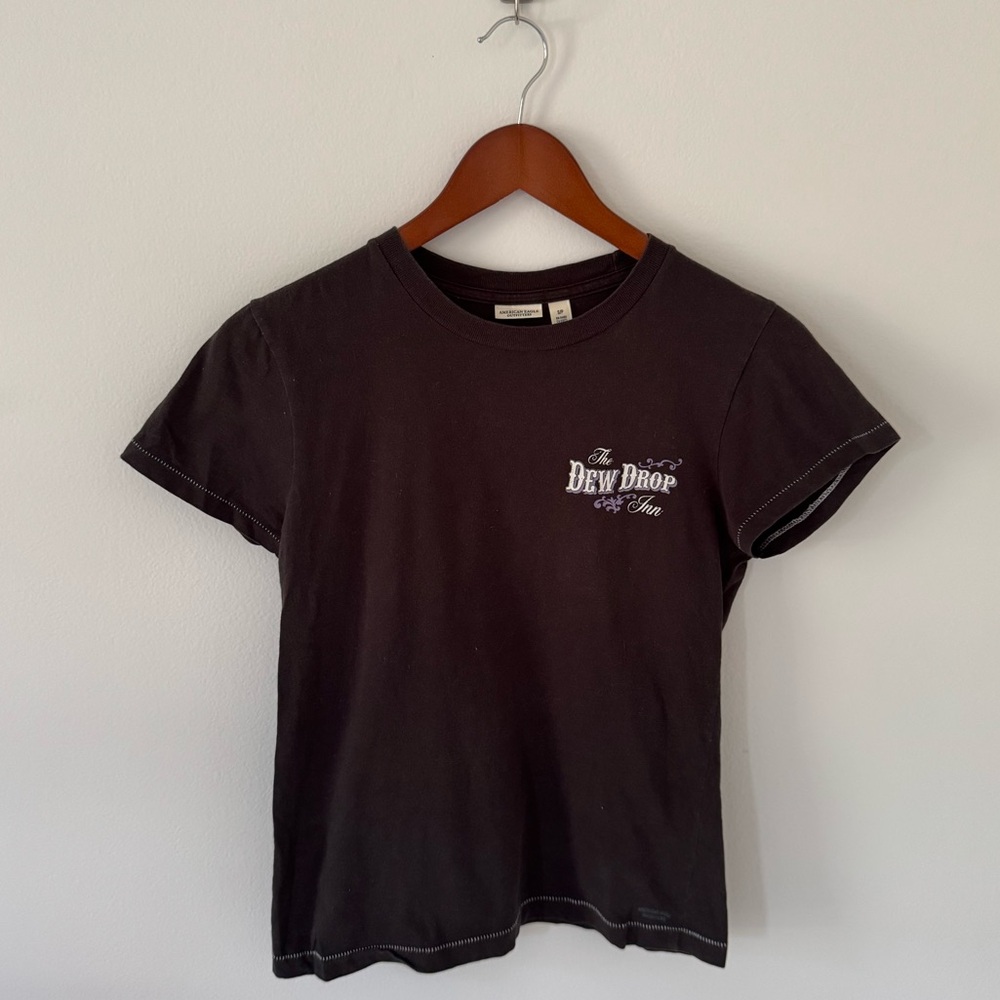 Vintage American Eagle Outfitters Dark Gray Graphic Tee — Women’s Size Small